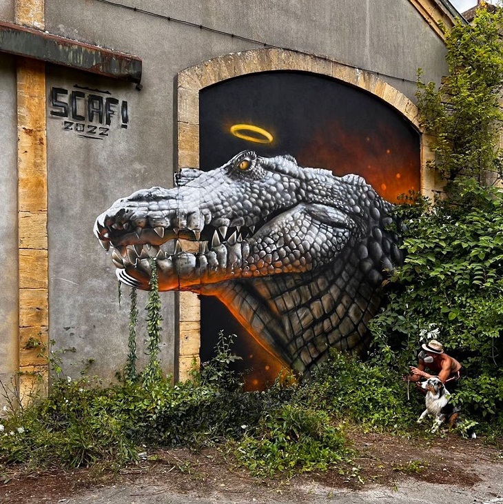3D Graffiti, croc