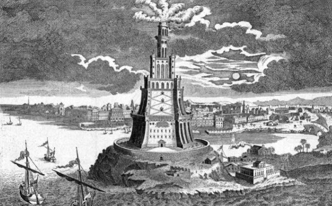 What is your level of general knowledge: drawing of an ancient lighthouse