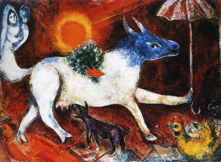  Cow With A Parasol | 1946