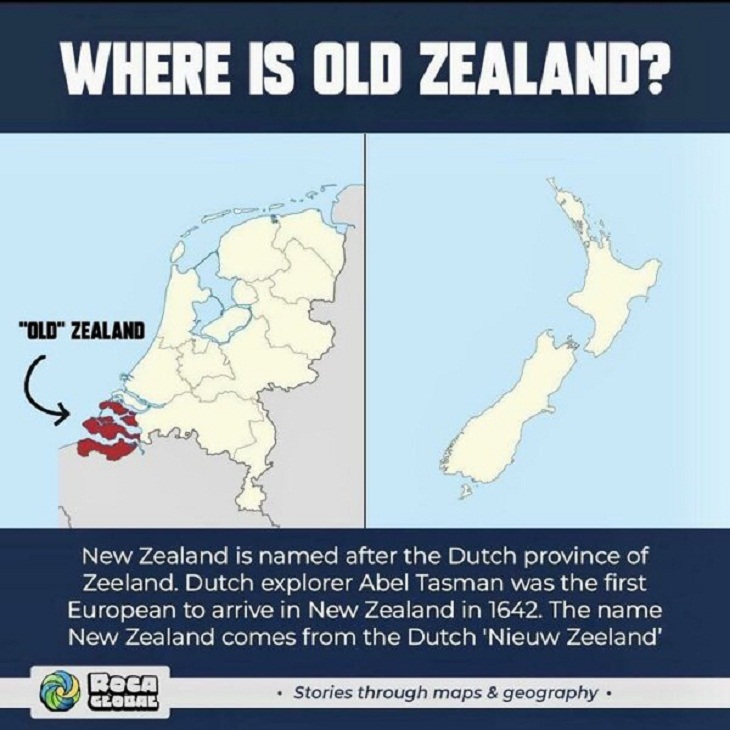 Unique and Interesting Maps, new zealand 