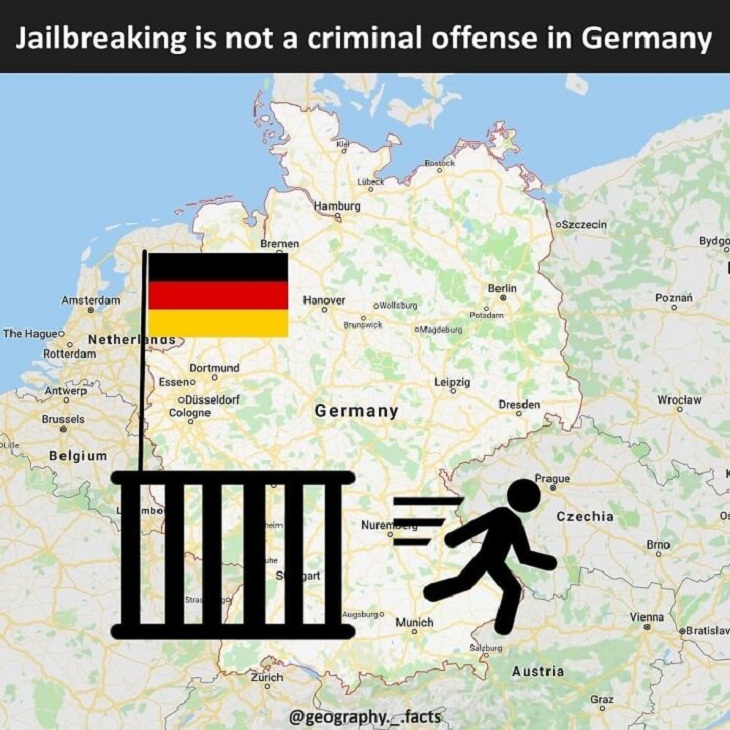 Geographical Maps, jail