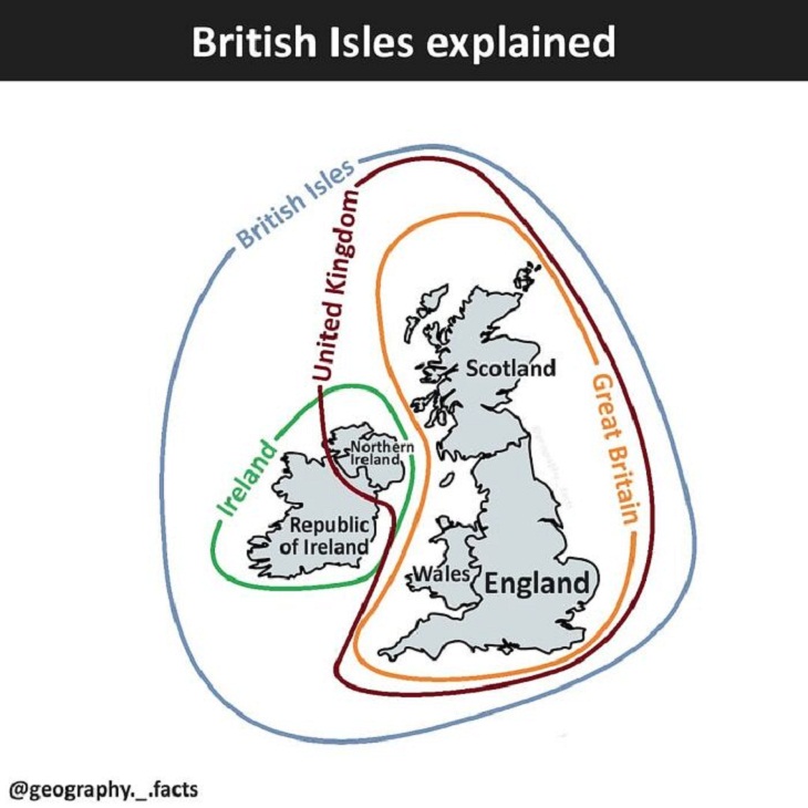 Geographical Maps, british isles
