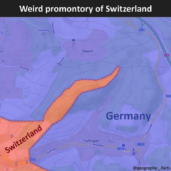 Geographical Maps, switzerland