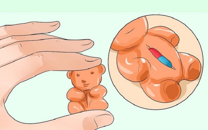 gummy bears with pills