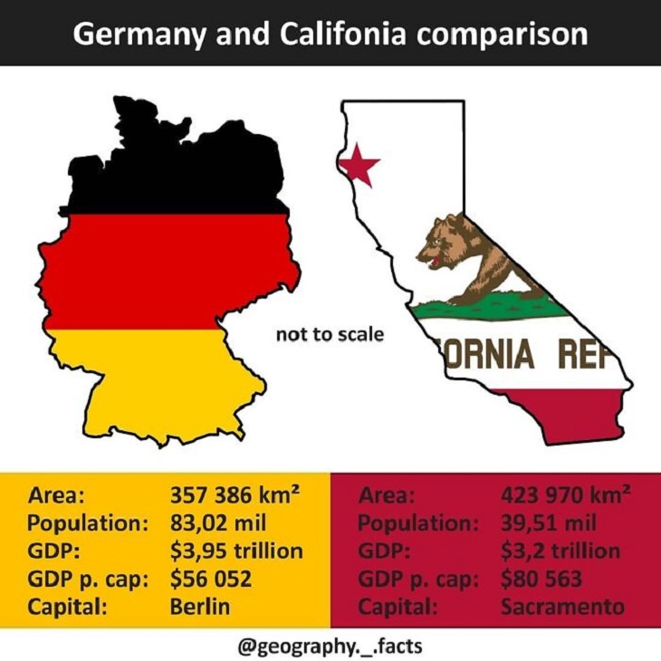 Geographical Maps, germany