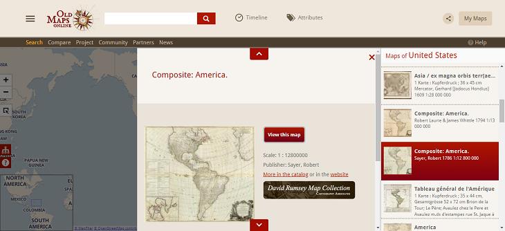 Useful Websites, Old Maps Online