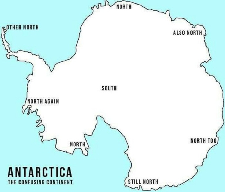 Hilariously Terrible Maps, Antarctica