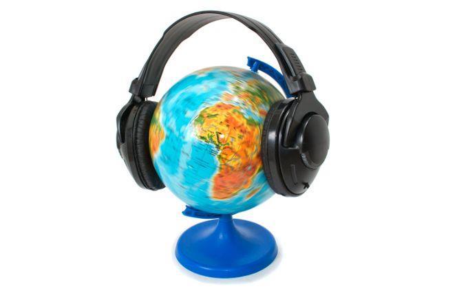 Which planet matches your personality: A globe with headphones
