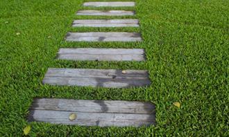 What garden is hiding in your soul: a wooden path