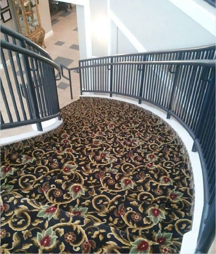 Escadas Mortíferas, carpete