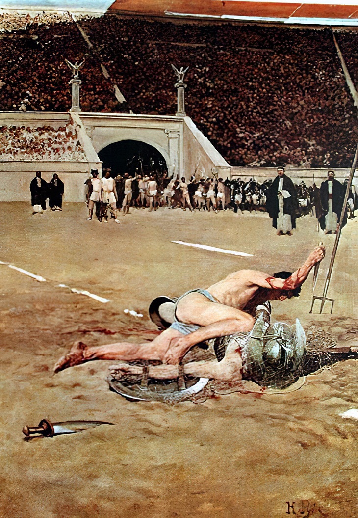  Howard Pyle's Timeless Paintings, Roman Gladiators