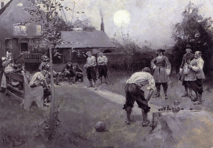  Howard Pyle's Timeless Paintings, Bowling 