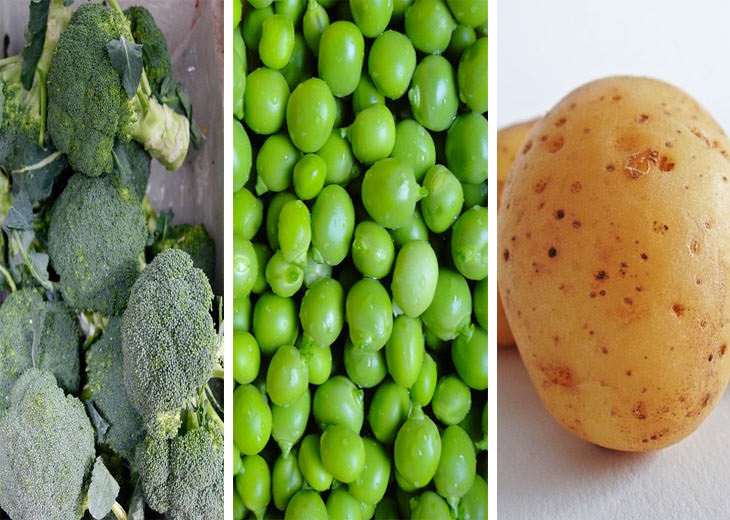 Broccoli, Pea, and Potato
