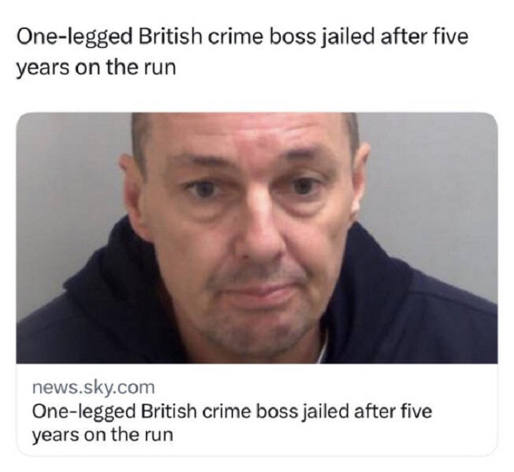 Newspaper Headlines, crime boss