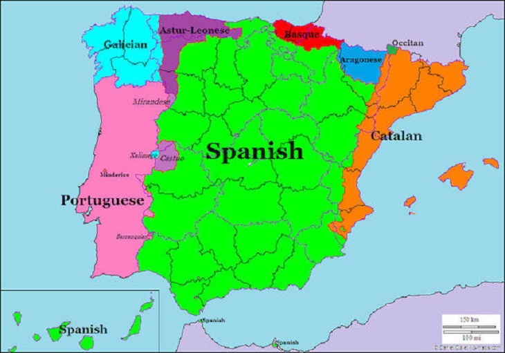 Unusual Maps, Spain