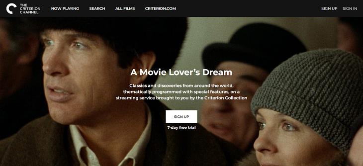 Streaming Services, Criterion Channel