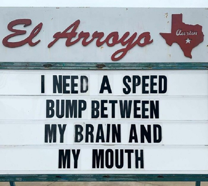 Funny Restaurant Signs, mouth