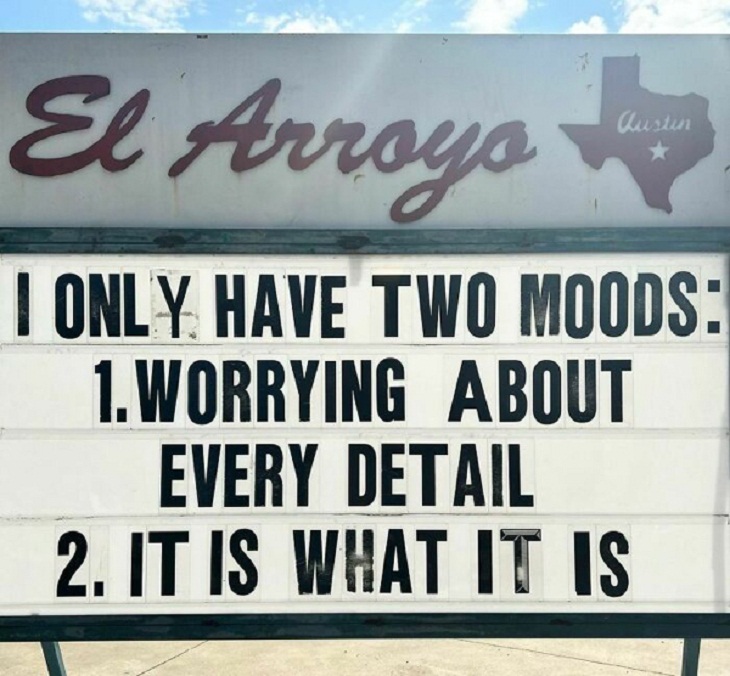 Funny Restaurant Signs, moods