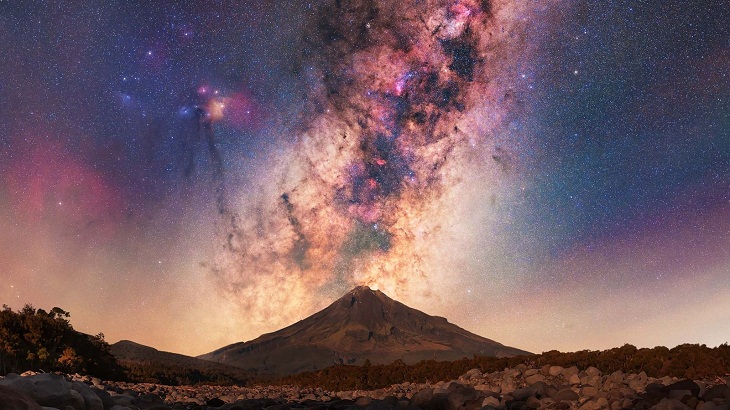 Milky Way Photographer of the Year 2023, Mt Taranaki