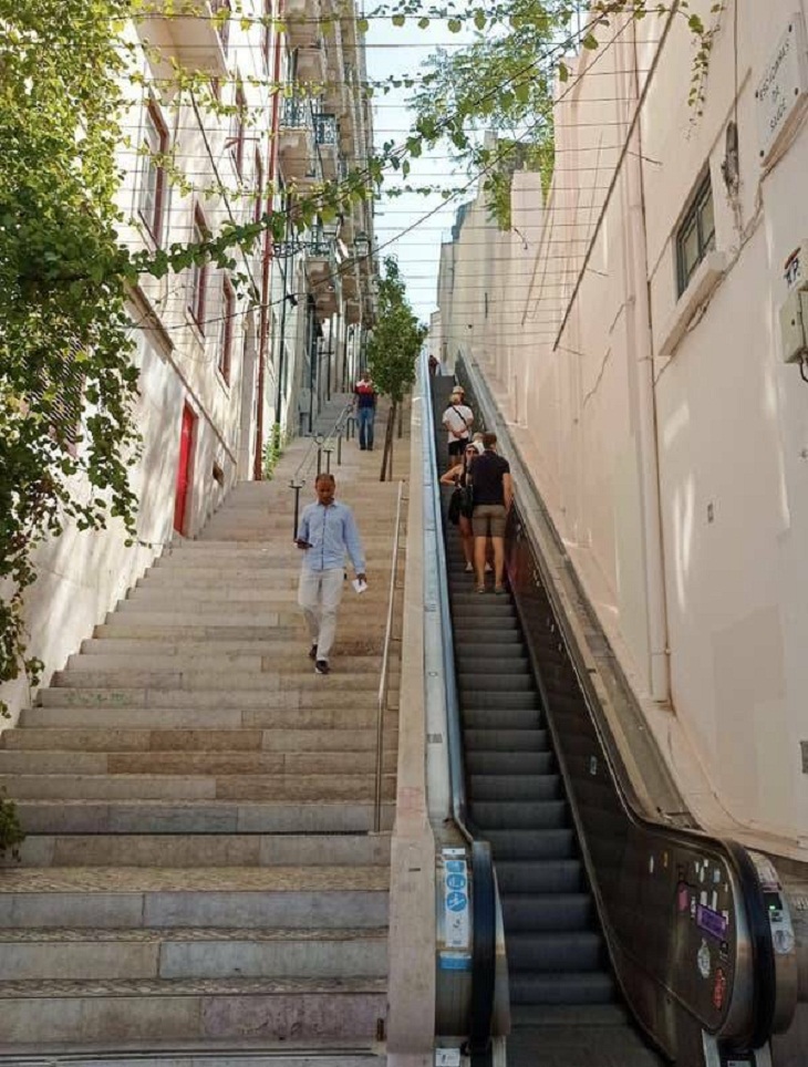 Useful Inventions, open-air escalator