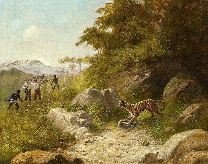 Tiger Paintings, Tiger hunt