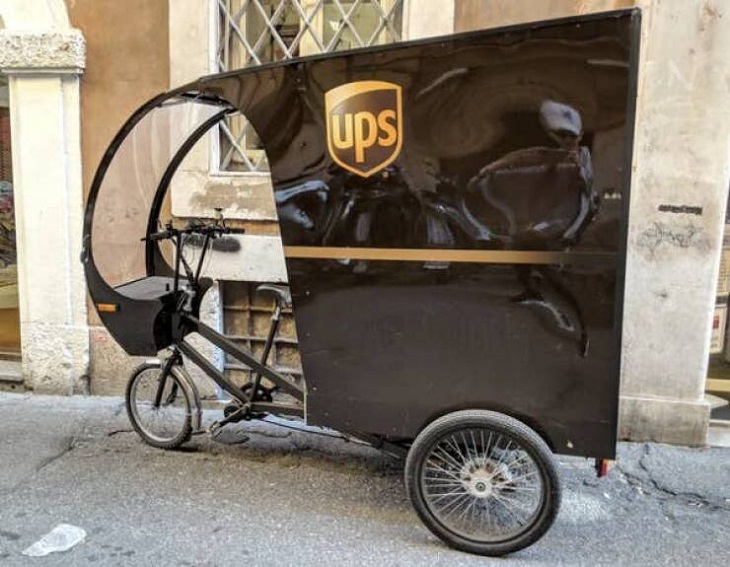  Useful Inventions,  United States Postal Service (UPS) delivery bikes 