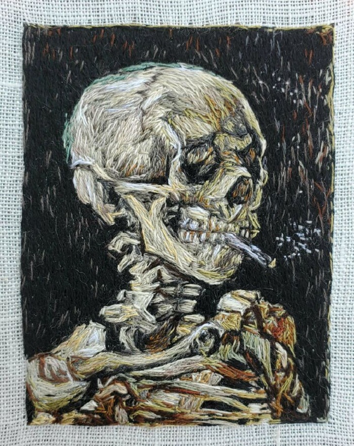 Embroidery Works,  Vincent van Gogh