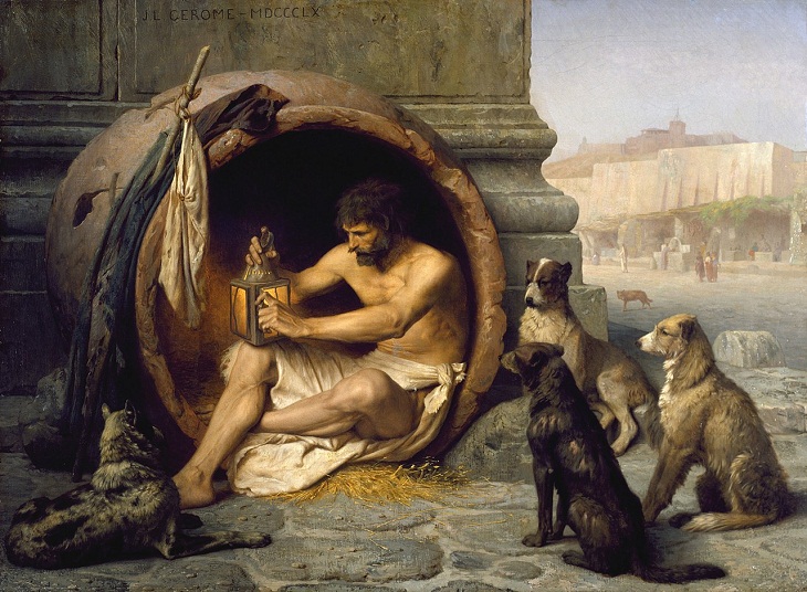 Famous Dog Paintings, Diogenes