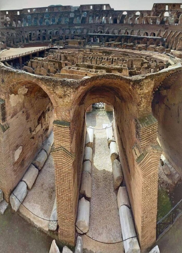  Wonders of Archaeology & Architecture, Colosseum's basement