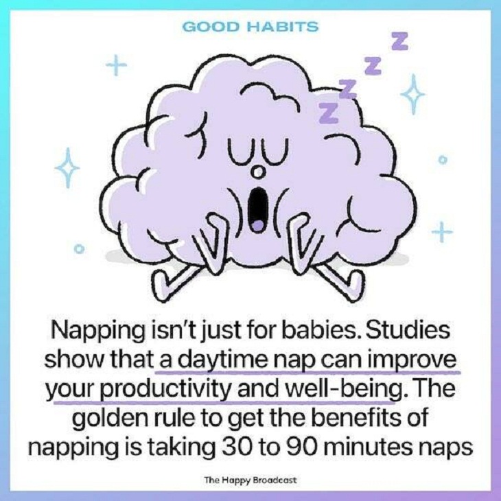 Positive News, napping