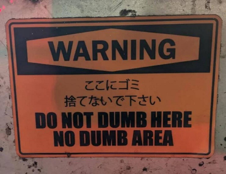 Translation Fails, sign