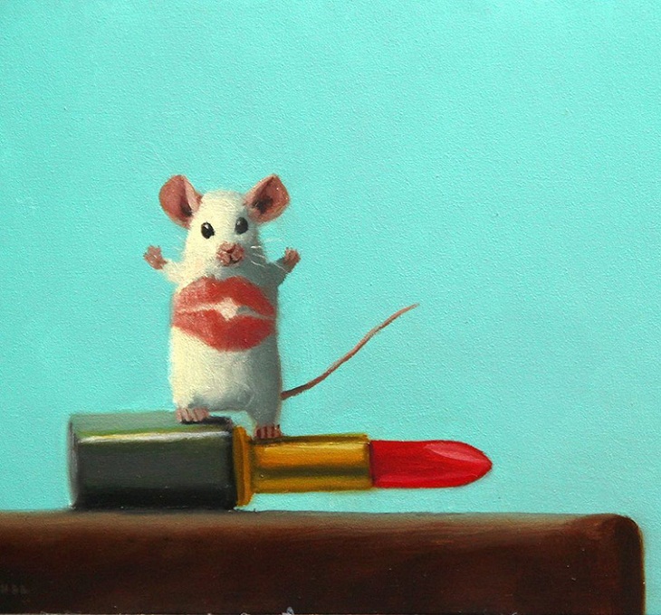 Mouse Paintings, kiss