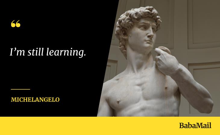 Unforgettable Last Words, Michelangelo 