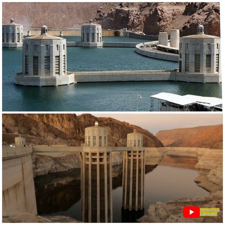 Before-And-After Pics, Hoover Dam