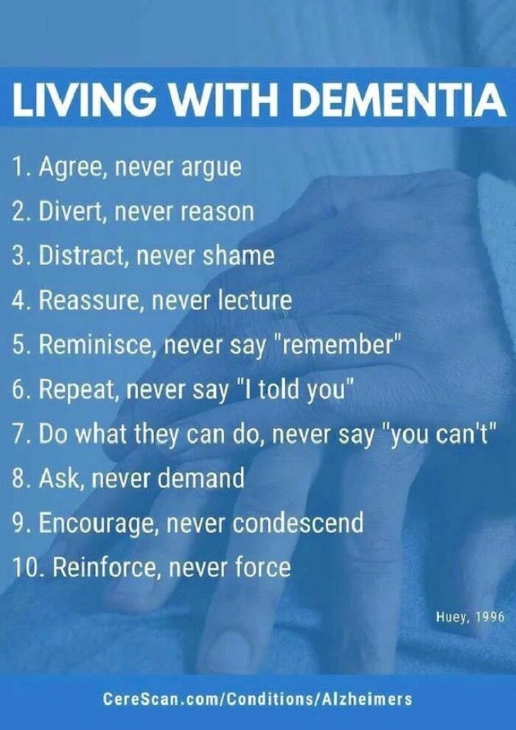 Guides, dementia
