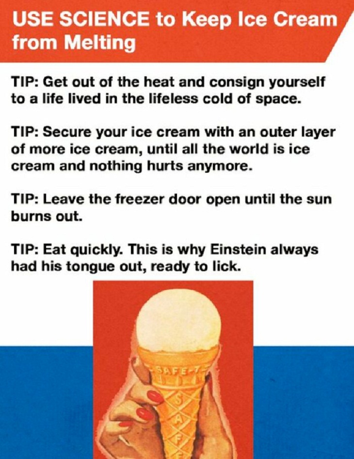  Funny ‘Science Facts', ice cream
