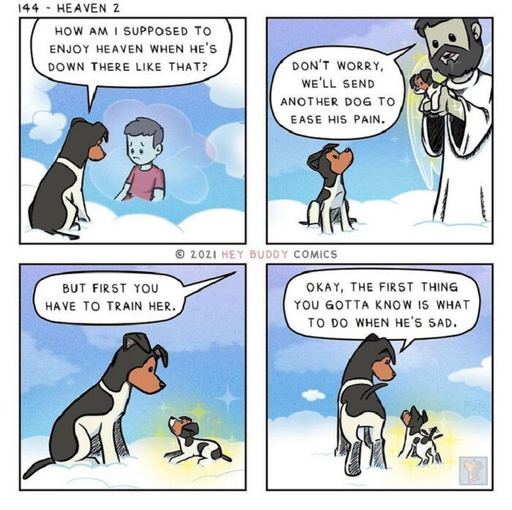 Dog Comics, heaven