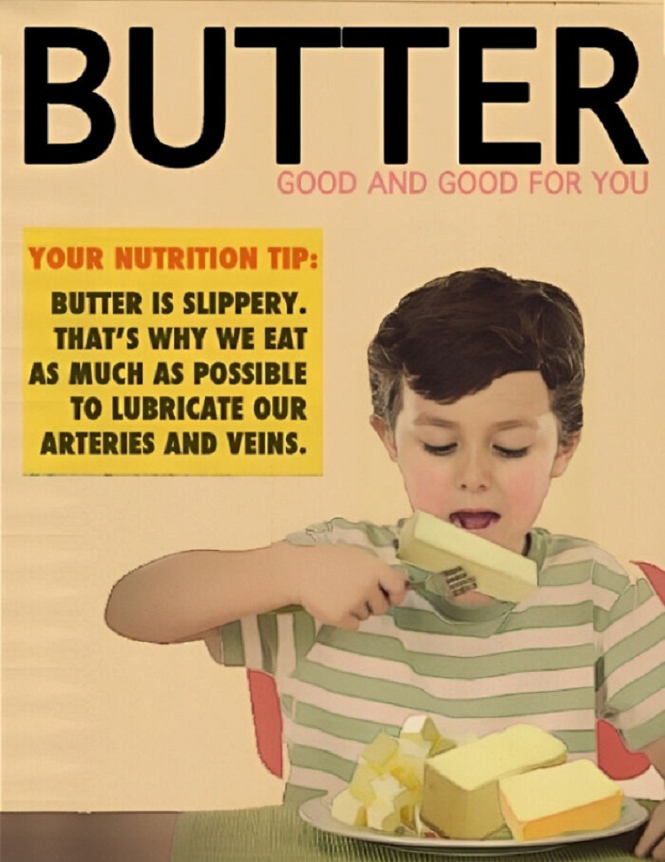  Funny ‘Science Facts', butter