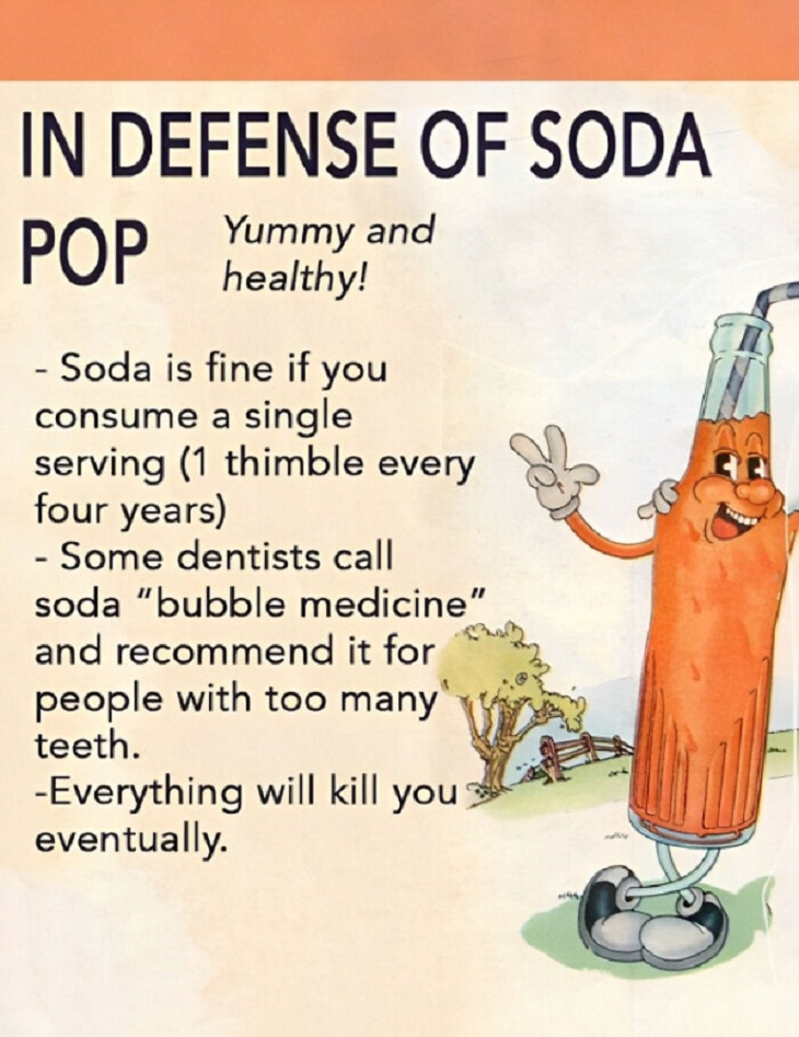  Funny ‘Science Facts',  Soda pop