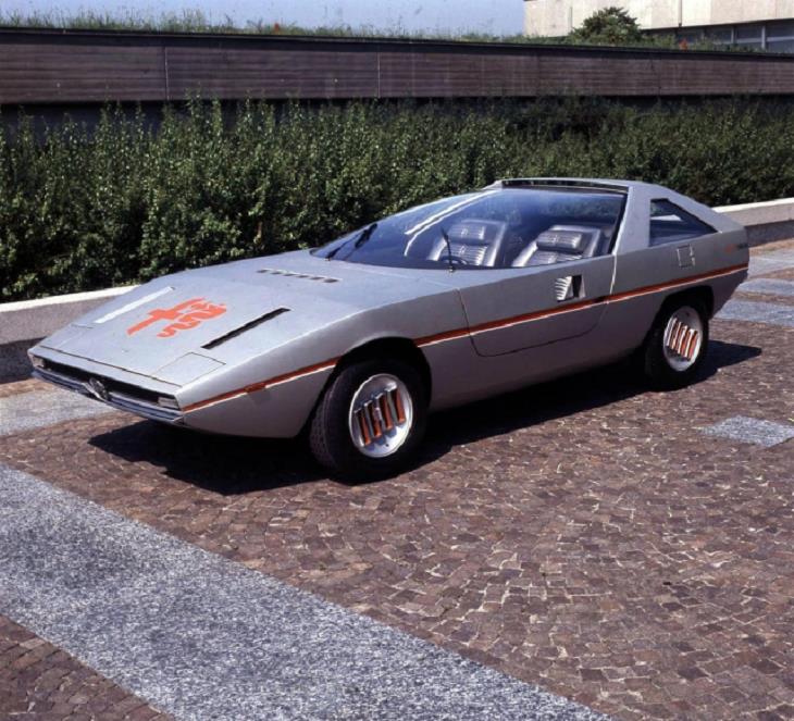 Old Concept Cars, 1971 Alfa Romeo Caimano 