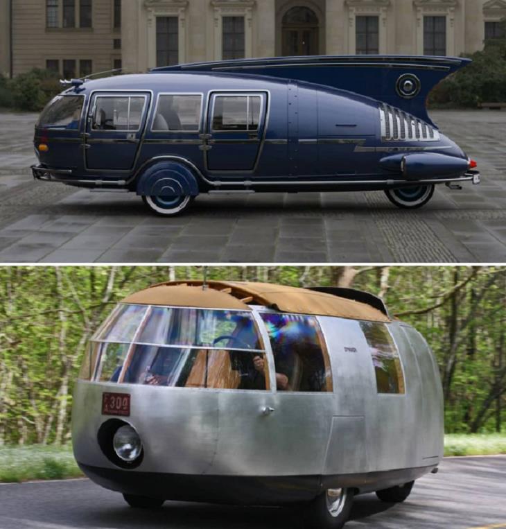 Old Concept Cars,  Dymaxion car.