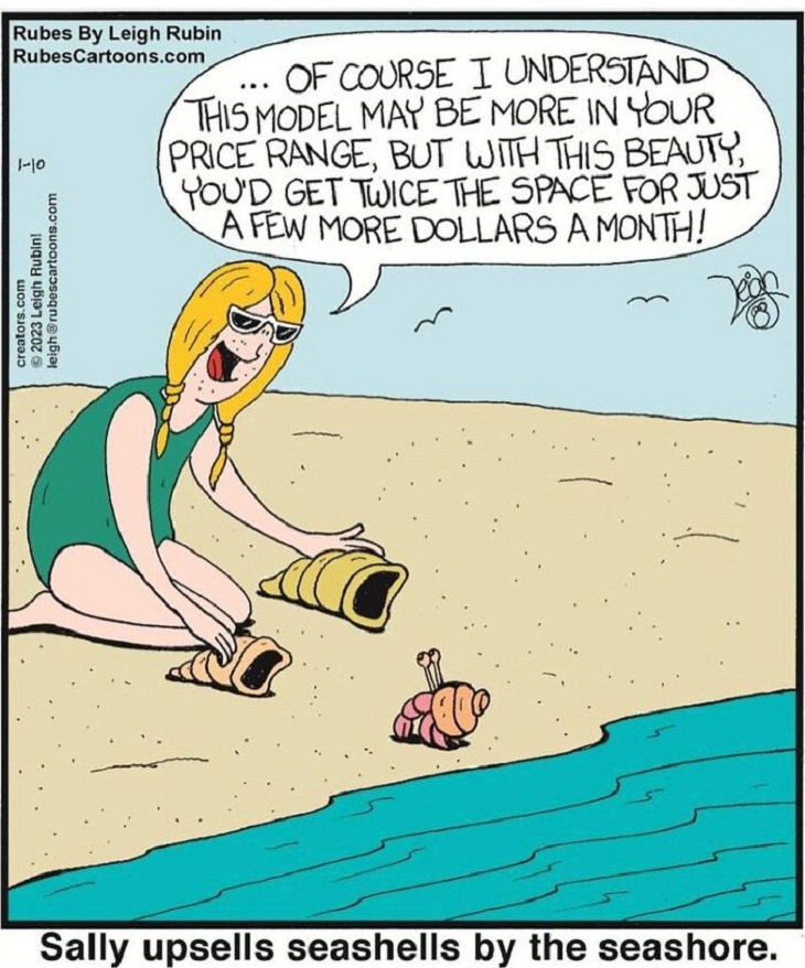 Comics, sea shell