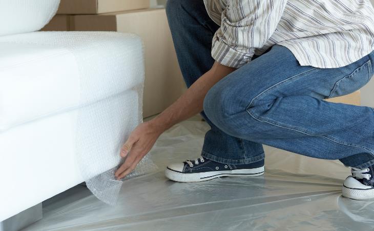 Bubble Wrap uses, moving furniture