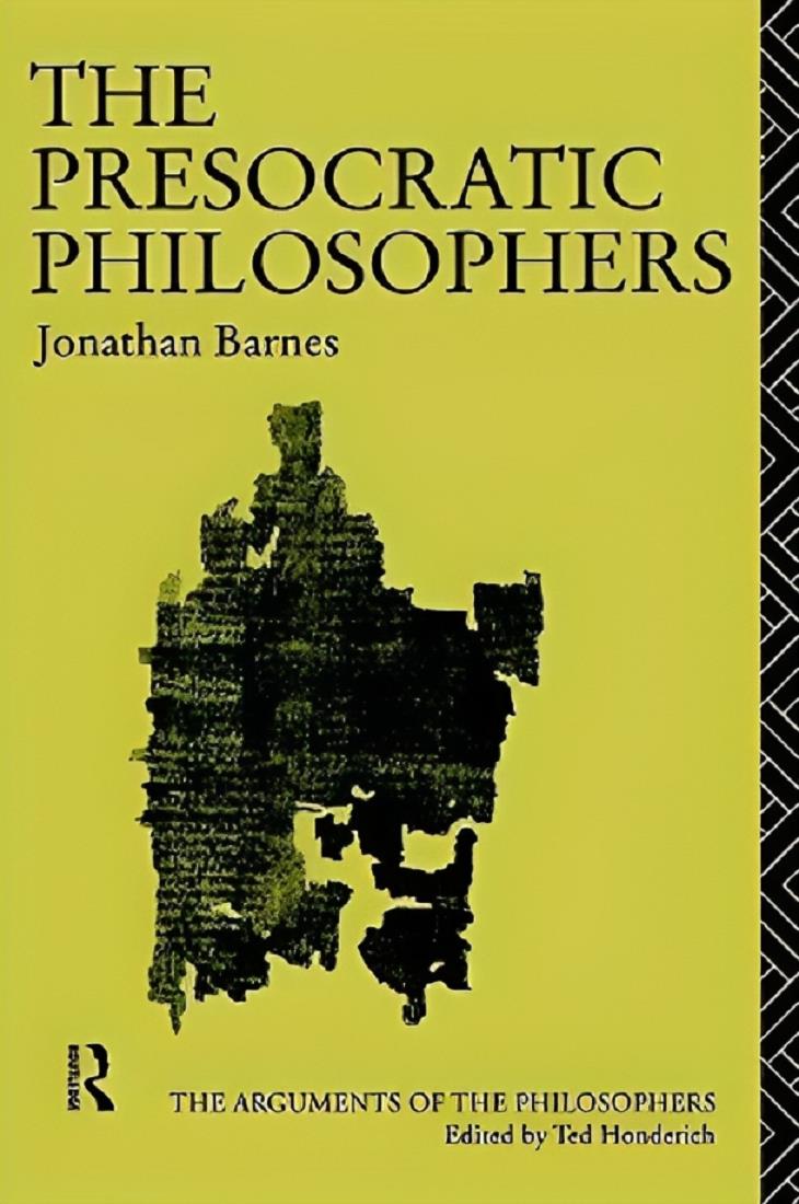 Ancient Greek Philosophy Books, The Presocratic Philosophers 