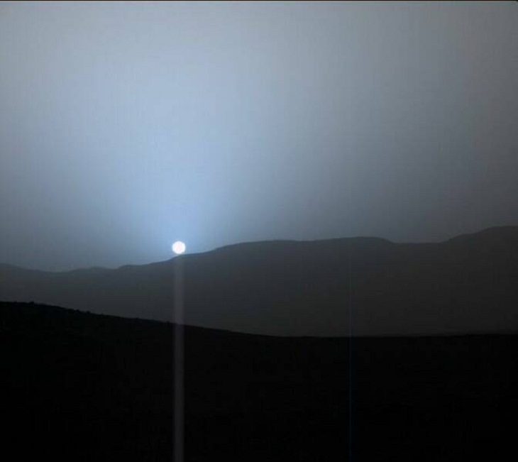 Astronomy Photographs, sunset on Mars