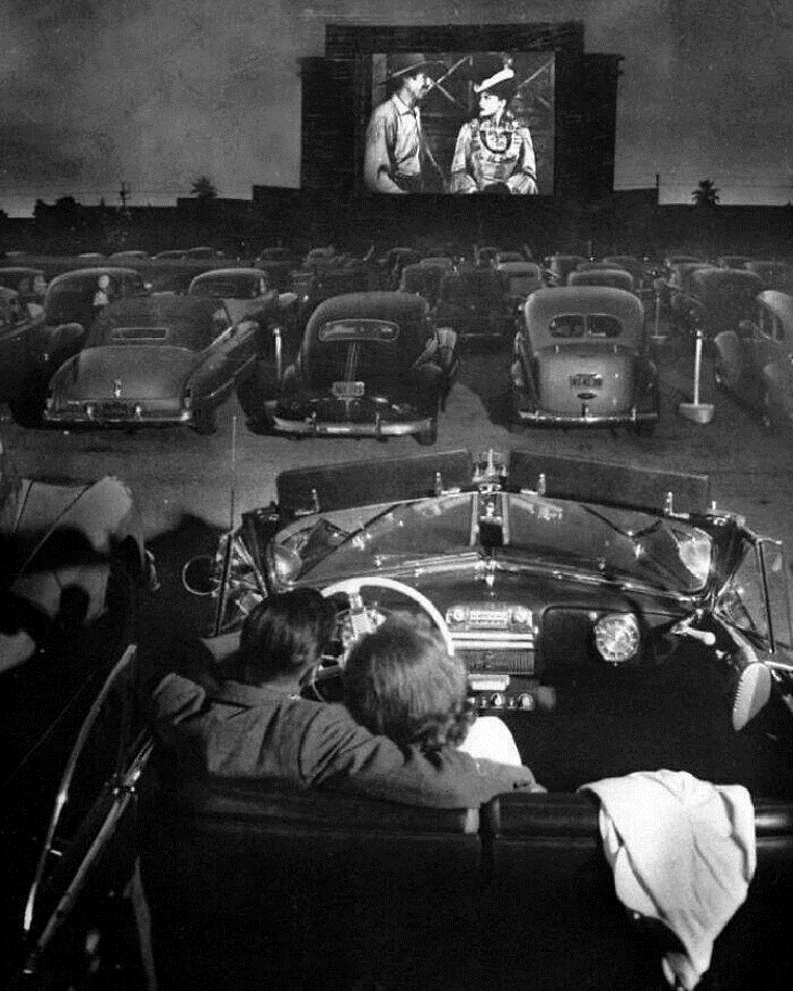 Rare Historical Photos, Drive-in theater