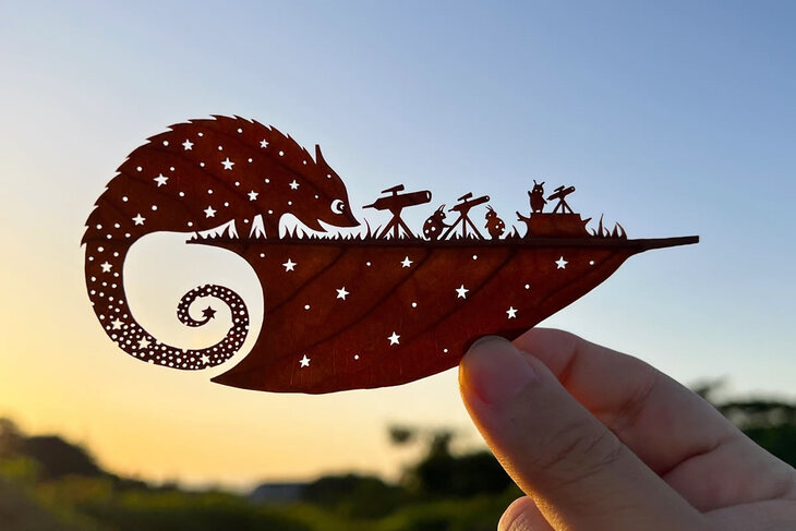 Magical Leaf Art
