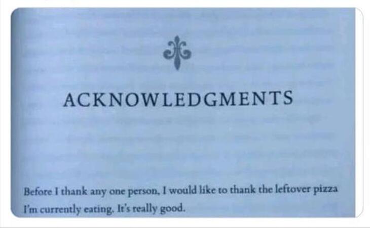 Hilarious Book Dedications