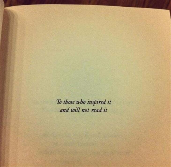 Hilarious Book Dedications