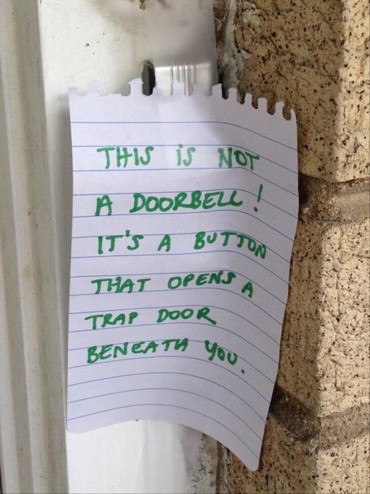 Front Door Notes 